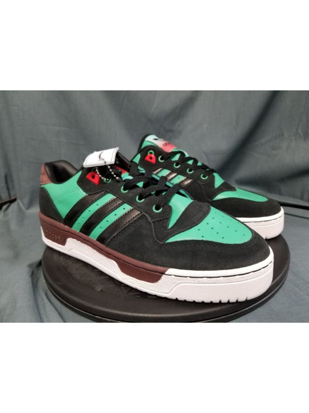 Adidas Rivalry Low Demon Slayer Tanjiro JI3312 Men's Size 8.5 NEW NO BOX! - Picture 10 of 11